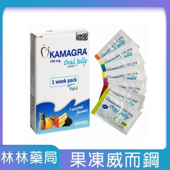 【杏一藥局推薦】Kamagra Oral Jelly 100 mg/7包 液態果凍威而鋼 7種口味