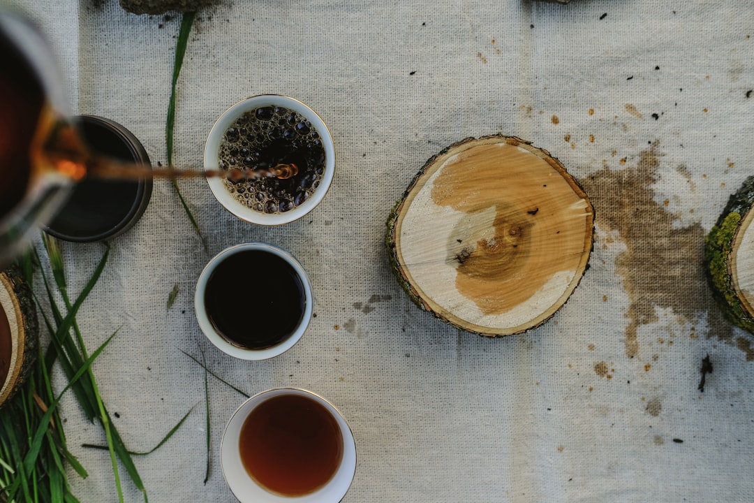 three white ceramic bowls